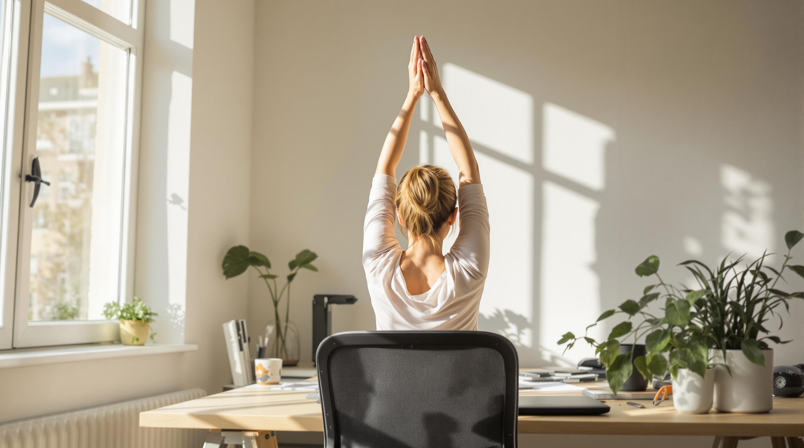 The 'Mindful Twist' Break: Turn Your Desk Chair into a Wellness Pod! 🪑